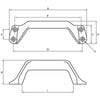 YS Fittings Aluminium Handle