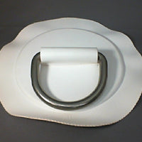 53mm White D Ring Patches