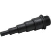 Hose Adaptor 1-1/2" to 1/2" Black Plastic - 1.1/2" GLUE FIT