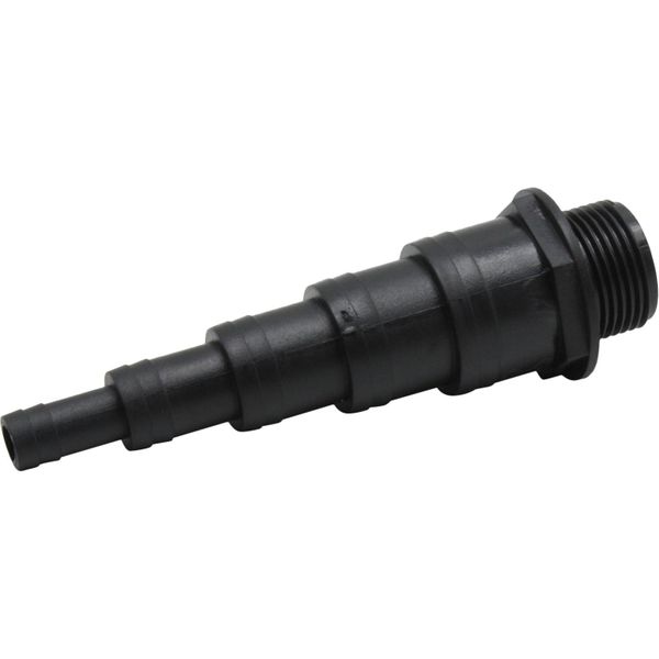 Hose Adaptor 1-1/2" to 1/2" Black Plastic - 1.1/2" GLUE FIT