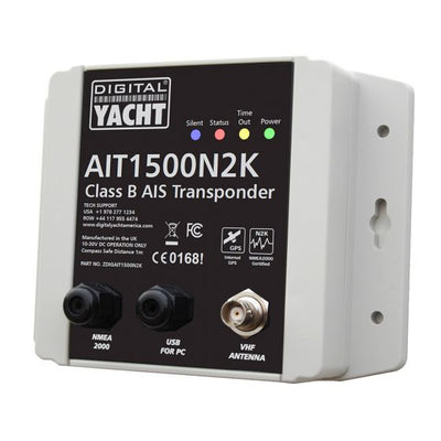 Digital Yacht AIT1500 Class B Transponder internal GPS antenna NMEA2000