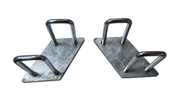 angled back plate