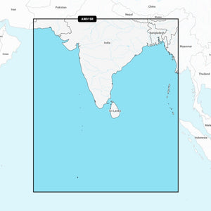 Garmin Navionics Vision+ Chart: AW015R - Indian Subcontinent