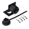 IP68 - Specified Pin Variant Bulkhead Socket and Cap Kit. Screw Connection. Supplied with Stainless Steel Fixing Screws.