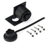 IP68 - Specified Pin Variant Bulkhead Socket and Cap Kit. Screw Connection. Supplied with Stainless Steel Fixing Screws.