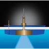 B285M Thru-Hull with Performance Fairing 85-135 kHz 1500ft max depth
