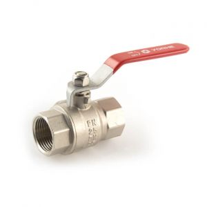 1 1/2" DZR *RED* Brass Ball Valve BSP Taper Thread