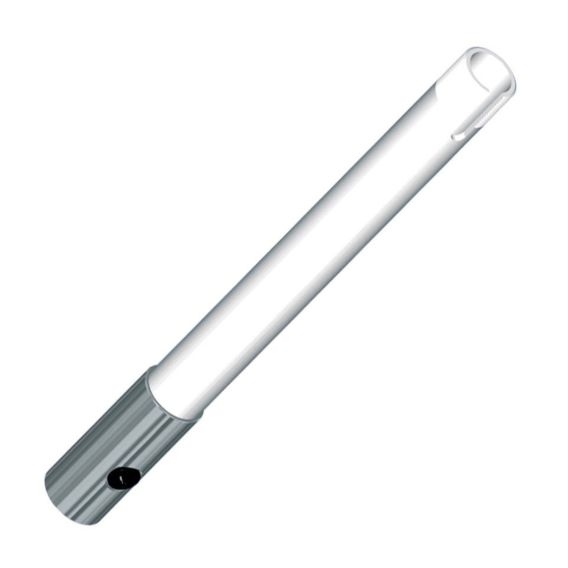 White Aluminium Extension - mt 0,60 (2ft )