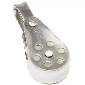 Stainless Block Single Fix Eye 35mm - ChasNewensMarine