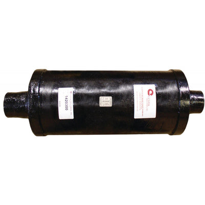 Centek Dual Stage Vernatone Round GRP Exhaust Muffler (127mm Hose)  C-1420500 - ChasNewensMarine