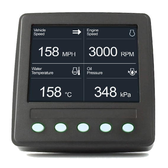 C3 Engine Monitor 3.5" LCD / Button