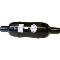 Centek Vernatone Round GRP Exhaust Muffler (76mm Hose)  C-1000104 - ChasNewensMarine