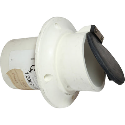 Centek GRP Through Hull Exhaust Outlet (White / 76mm)  C-1200298 - ChasNewensMarine