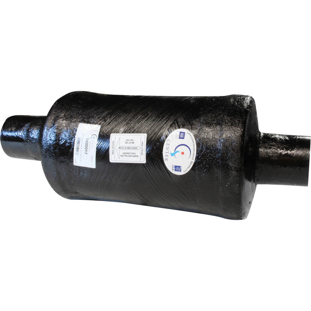 Centek Vernatone Round MKII GRP Exhaust Muffler (102mm Hose)  C-1400017 - ChasNewensMarine