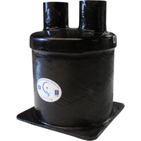 Centek Low Capacity GRP Exhaust Waterlock (Top In - Top Out / 76mm)  C-1500017 - ChasNewensMarine
