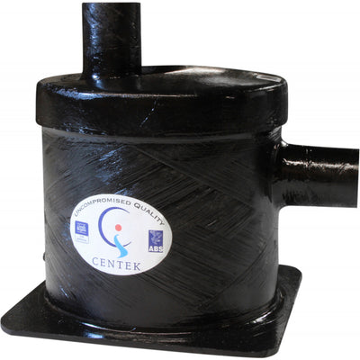 Centek Low Capacity GRP Exhaust Waterlock (Side In - Top Out / 51mm)  C-1500026 - ChasNewensMarine