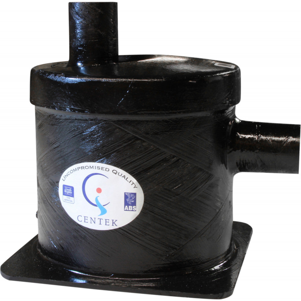 Centek Low Capacity GRP Exhaust Waterlock (Side In - Top Out / 51mm)  C-1500026 - ChasNewensMarine