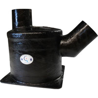Centek GRP Exhaust Waterlock (Side Angle In - Top Out / 152mm Hose)  C-1500117