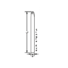 Narrow Boat / Flat-sided Fenders 60 x 5 Single eye White