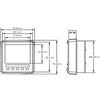 C3 Engine Monitor 3.5" LCD / Button