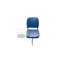 Grey Classic Low Back Folding Seat S/S 316 Fittings