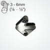 Clamcleat 6mm Cub Plas (Pk Size: 1)