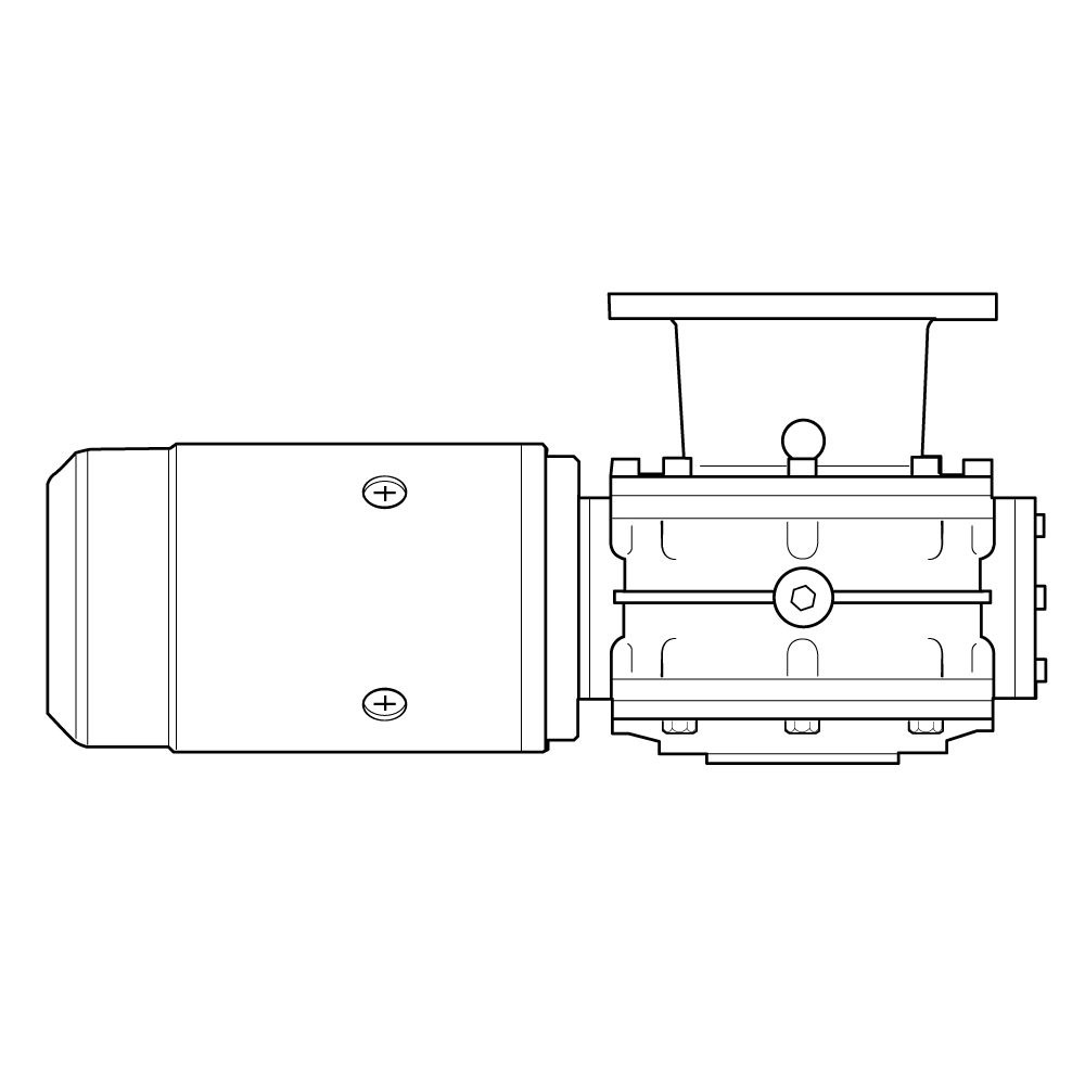 V3  Windlass 24V Motor Gearbox  66810008 by LEWMAR