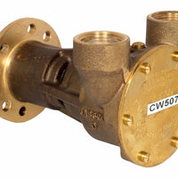¾” bronze pump, 40-size, flange mounted with BSP threaded ports Standard on Hawker Siddeley Lister engines - Jabsco CW507 OBSOLETE