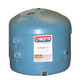 50 litre Vertical Water Storage Heater Twin Coil - C-Warm CWM50-VT3 - this Supesedes Part No CWM50-V3