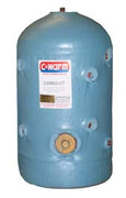 Compact Major 53 litre Vertical Water Storage Heater Twin Coil, Includes TPRV, Immersion Heater and Feet - C-Warm CWC53-VT3 OBSOLETE