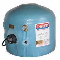 Compact 40 litre Vertical Water Storage Heater Includes TPRV, Immersion Heater and Feet - C-Warm CWC40-V3 - this Supesedes Part No CWB40-VJ3