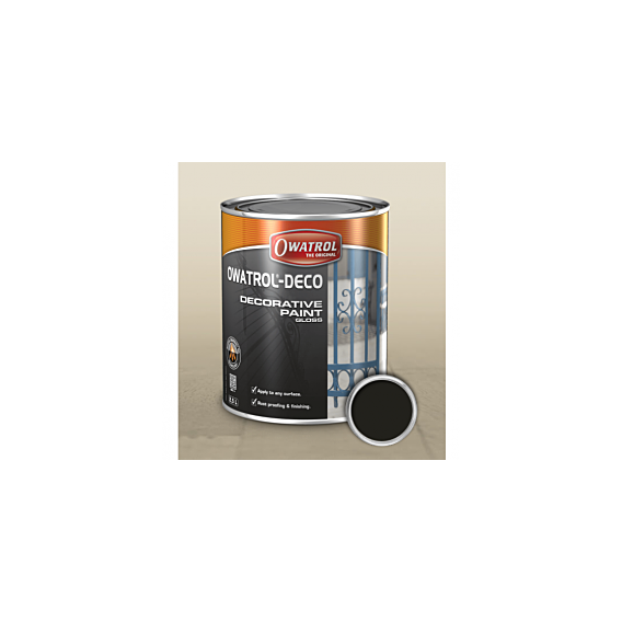 Owatrol Deco Gloss Black 0.5 ltr