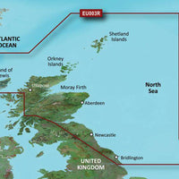 Garmin BlueChart G3 Vision Regular Areas - VEU003R Great Britain, Northeast Coast