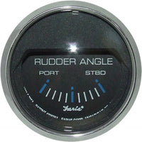 Faria Beede Rudder Angle Position Indicator in Chesapeake SS Black  FAR13725 - ChasNewensMarine