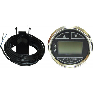 Faria Depth Sounder Gauge in Chesapeake SS Black (Transom Sender)  FAR13750 - ChasNewensMarine