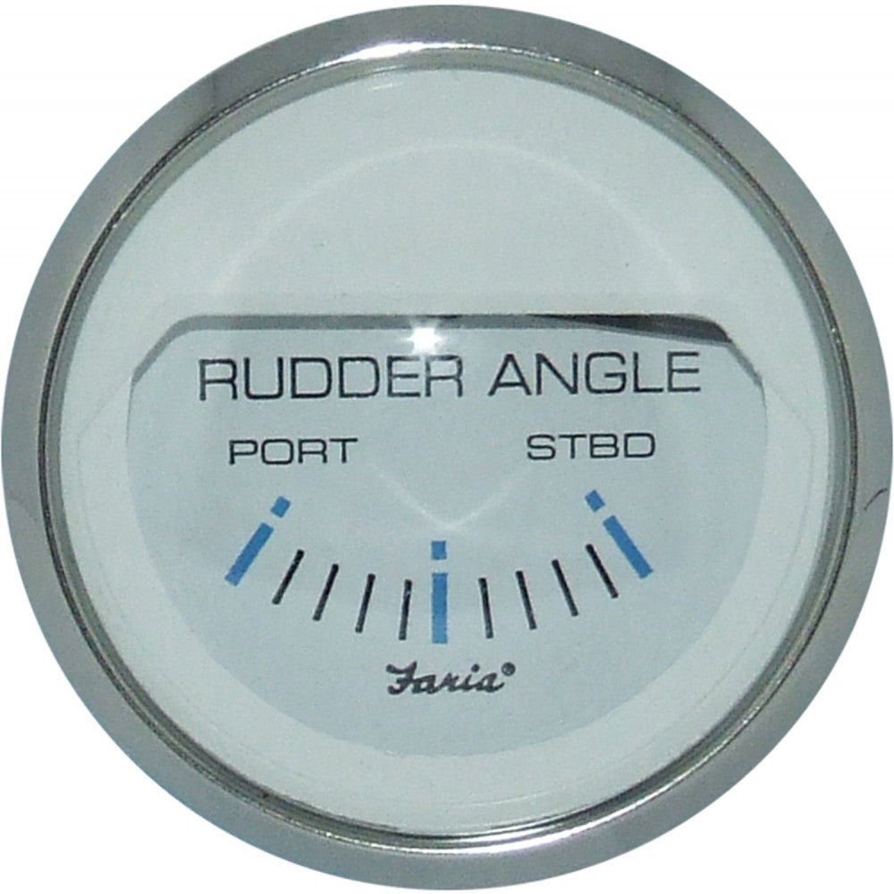 Faria Beede Rudder Angle Position Indicator in Chesapeake SS White  FAR13822
