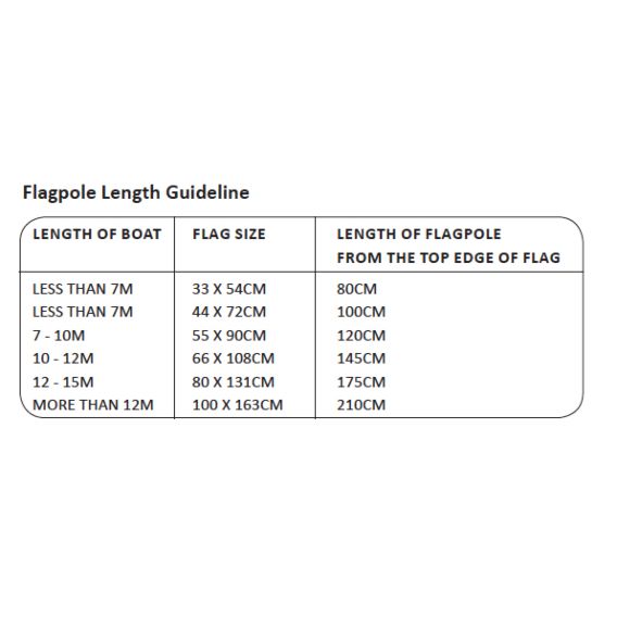Pine Flag Pole 65cm