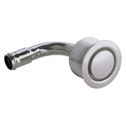 Hiding vent with hose connection bent     Chromium-plated brass
