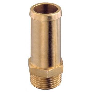 Hose connector "Export" series with male head     Yellow brass