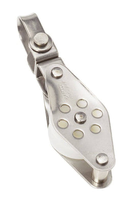 Stainless Block Single/Becket Plain 35mm - ChasNewensMarine