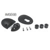 Side Entry Cable Gland 10-12mm Black