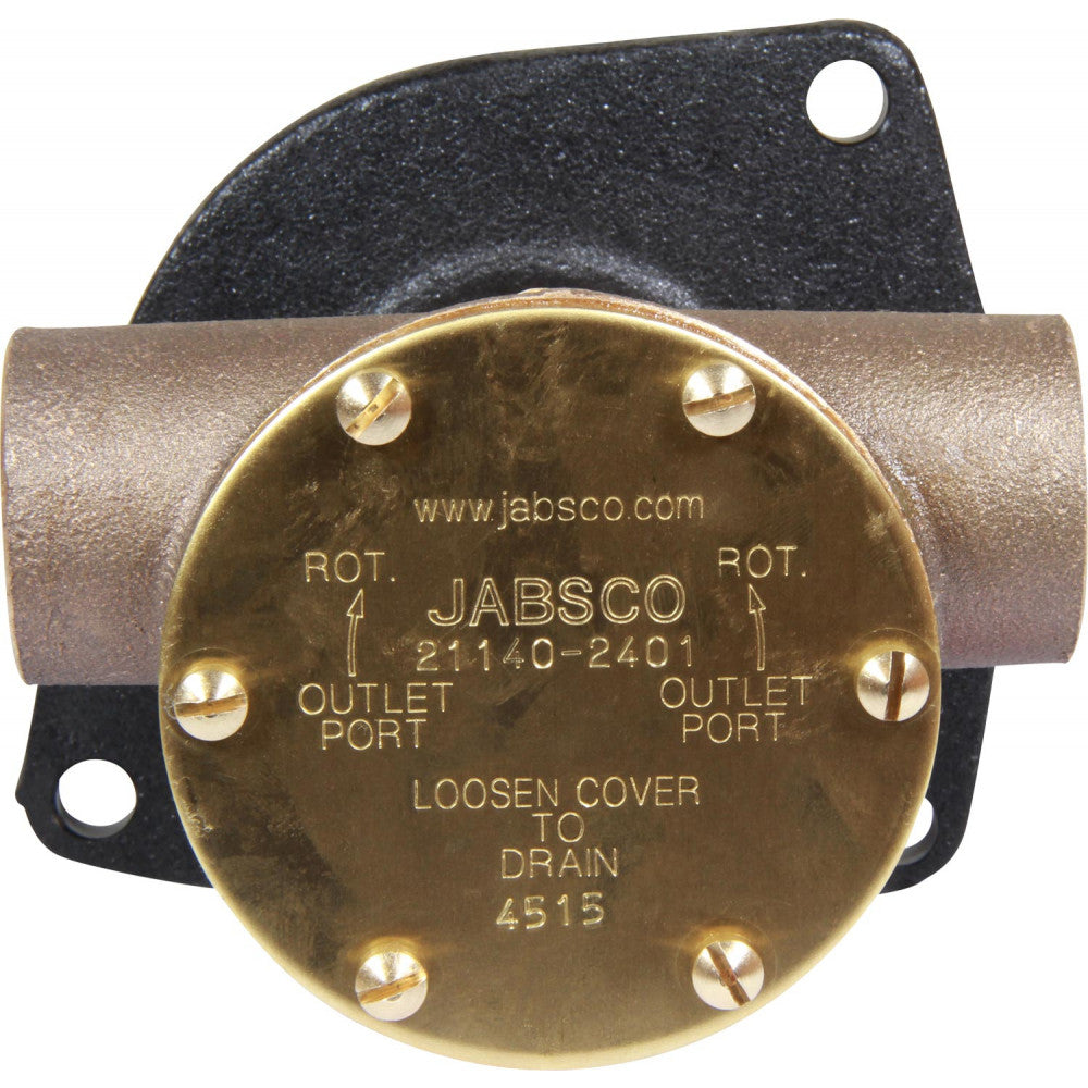Jabsco Raw Water Pump (Ford / Flange Mounted / 1" Ports)  JAB-21140-2401 - ChasNewensMarine