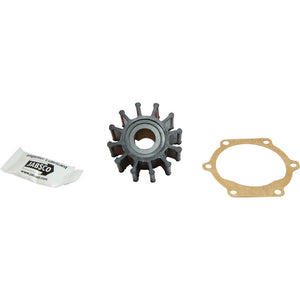Jabsco Neoprene Key Drive Pump Impeller (12 Blade, OD 57mm, W 31.5mm)  JAB-4568-0001-P - ChasNewensMarine