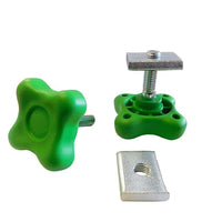 knob pair green block 