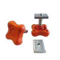 knob pair orange block 