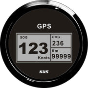 KUS Digital GPS Speedometer 0-999 Knots, km/h or MPH (Black)  KY08022