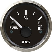 KUS Fuel Level Gauge with Stainless Steel Bezel (Euro Resistance)  KY10005