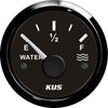 KUS Water Level Gauge with Black Stainless Bezel (US Resistance)  KY11003 - ChasNewensMarine