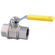 Lever operated ball valve F-F - full flow "2000" series     Version with lever in stainless steel