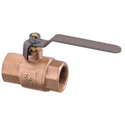 Lever operated ball valve F-F - full flow bronze body     Version with lever in stainless steel